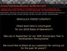 Tablet Screenshot of draculasforest.com